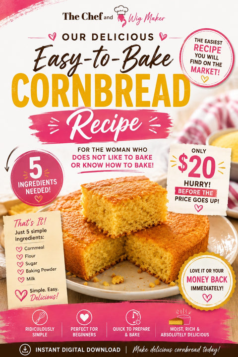 Delicious Easy-to-Bake Cornbread Recipe 🌽